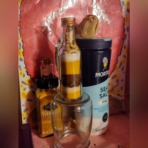 Courage Spell Bottle: Tiger's Eye & Turmeric